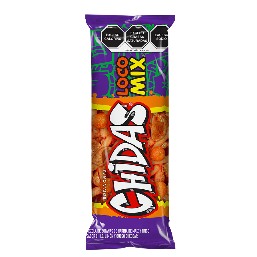 Chidas Locomix Queso Y Chile 95 G Botanas