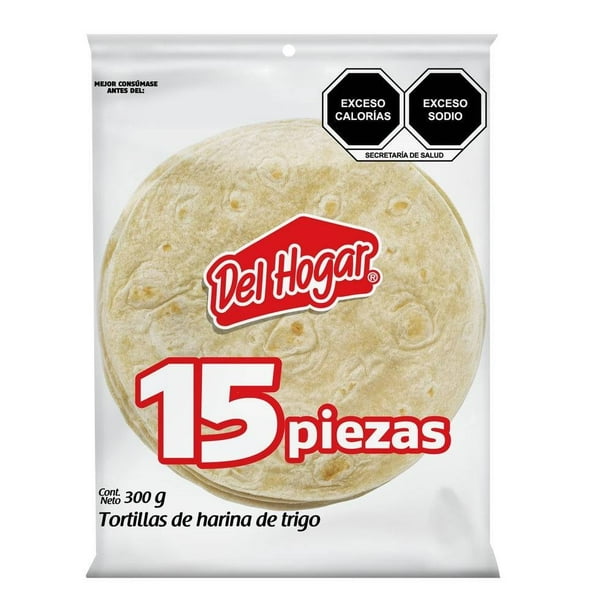 Tortillas De Harina 15 Pz Del Hogar