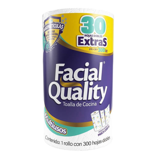 Servitoallas Facial Quality 300 Pz Multiusos