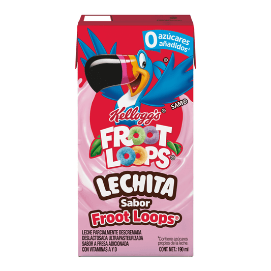 Lechita Froot Loops Sabor Fresa 200 ml Kellogg's