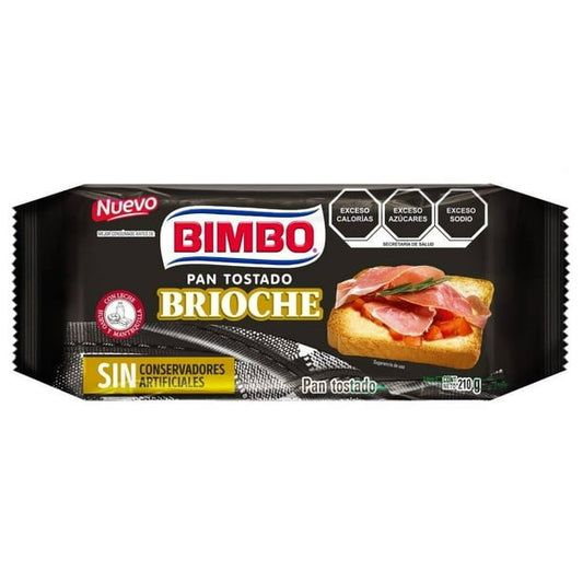Pan Tostado Brioche 210 g Bimbo