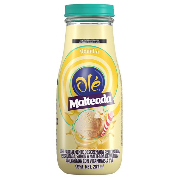 Ole Sabor Malteada de Vainilla 281 ml con un Toque Chill