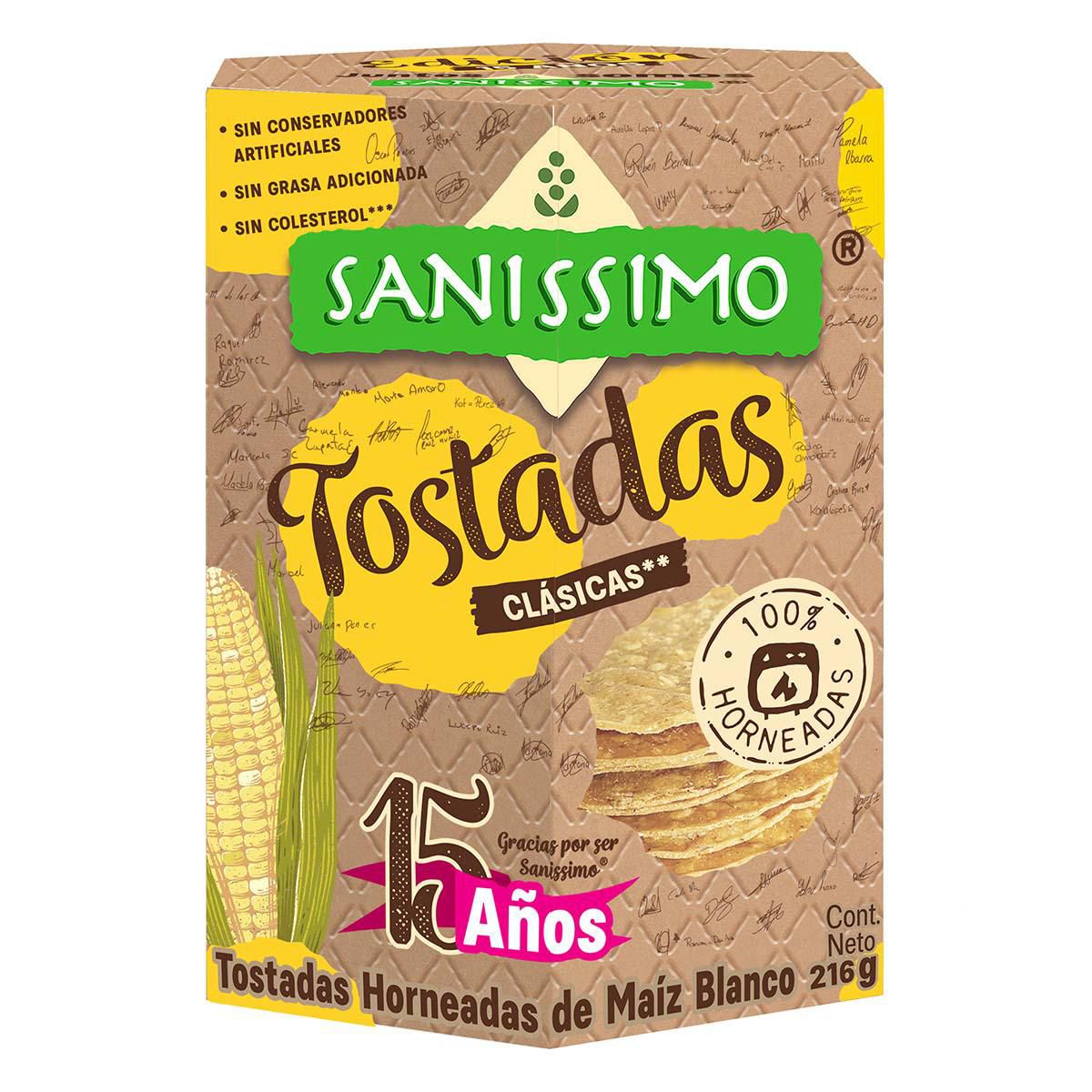 Sanissimo Tostada Clasiccas de Maiz 216 g Bimbo