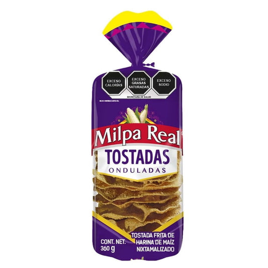 Tostadas Onduladas 360 G Milpa Real
