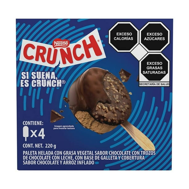 Crunch Con Trozos De Chocolate  55 G Nestle Helado Paleta