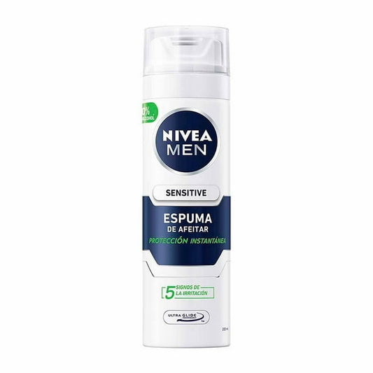 Sensitive Nivea Men 200 Ml Espuma De Afeitar