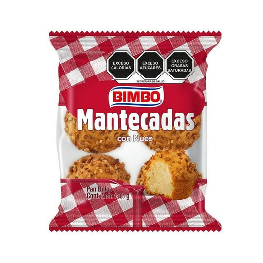Mantecadas de Nuez 6 pzas 184 g Bimbo