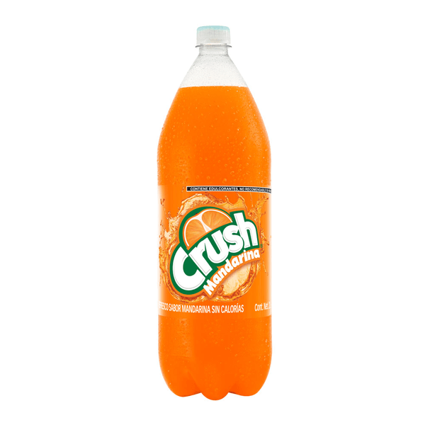 Crush Mandarina 2 L Refresco Sabor Mandarina Sin Calorias
