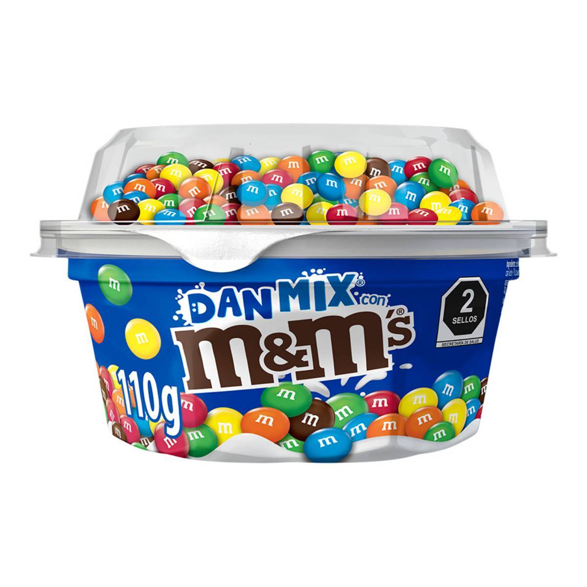 Dan-Mix Con M&M´S 110 G Yoghurt Sabor Vainilla Con Chocolates