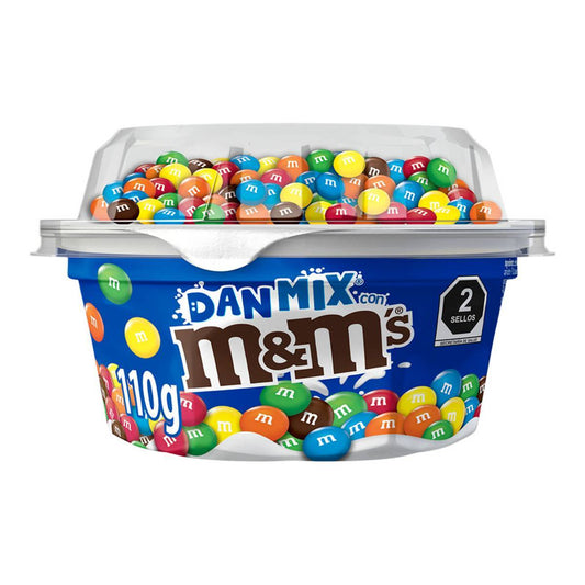 Dan-Mix Con M&M´S 110 G Yoghurt Sabor Vainilla Con Chocolates