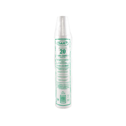 Vaso De Termico Dart 14  Oz 20 Pz