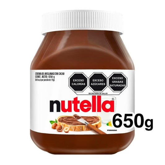 Nutella 650 g Crema de Avellanas con Cacao