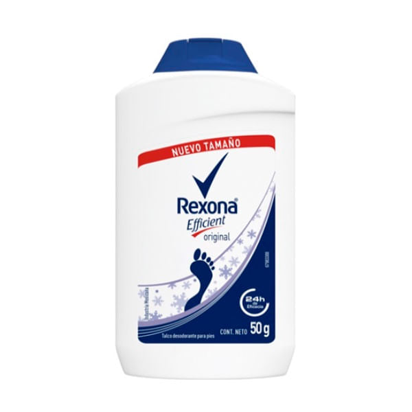Talco Desodorante Para Pies 200 G Rexona Efficient Original