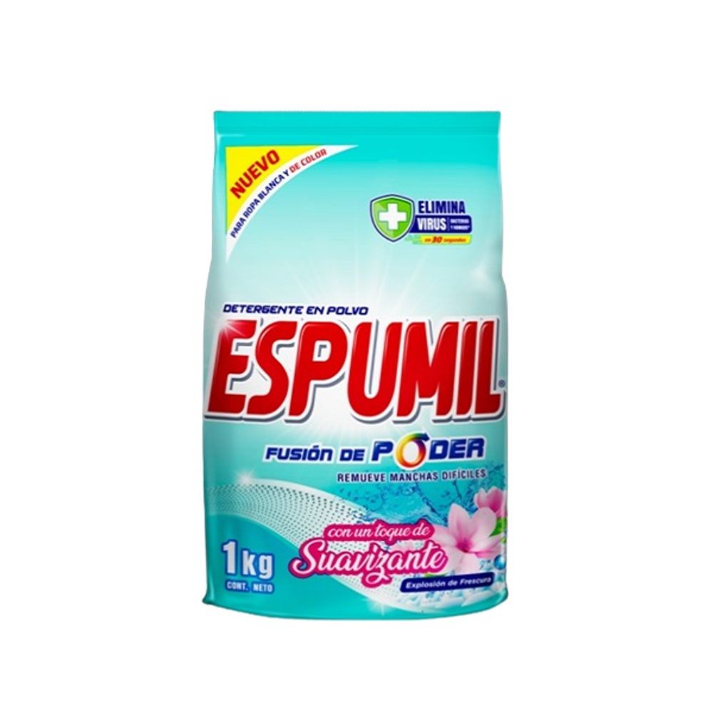 Detergente Espumil 1 kg Explosion de Frescura para Ropa en Polvo