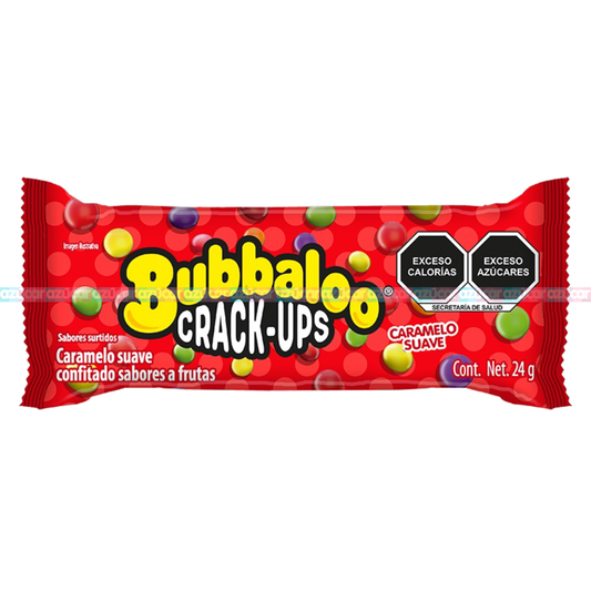 Bubbaloo Crack-Ups 24 G Caramelo Suave