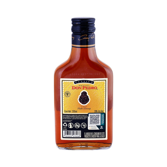 Don Pedro Brandy Clásico 200 ml 35% Alc. Vol.