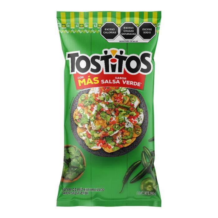 Bolzaza Tostitos Sabor Salsa Verde 120 G Sabritas
