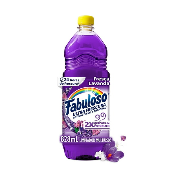Multiusos Fabuloso Fresca Lavanda 828 ml Detergente Limpiador
