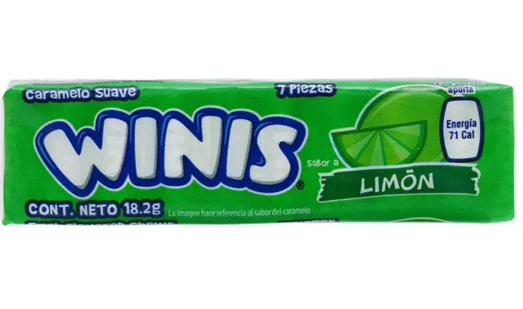 Winis Originales 18 G Sabor Limon