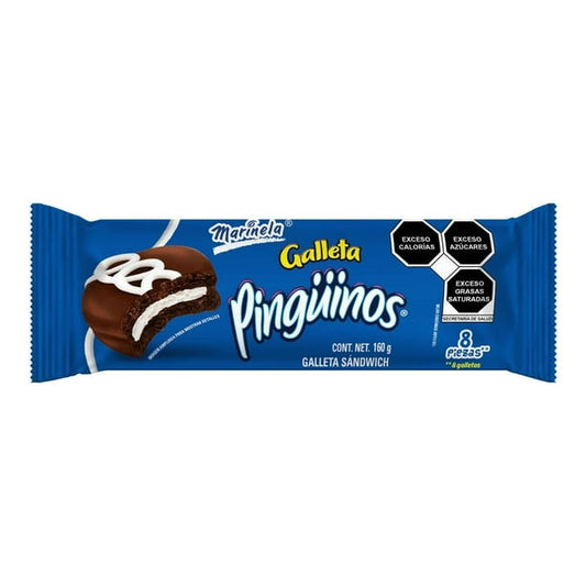 Galleta Pinguinos 8 pzas 160 g Marinela