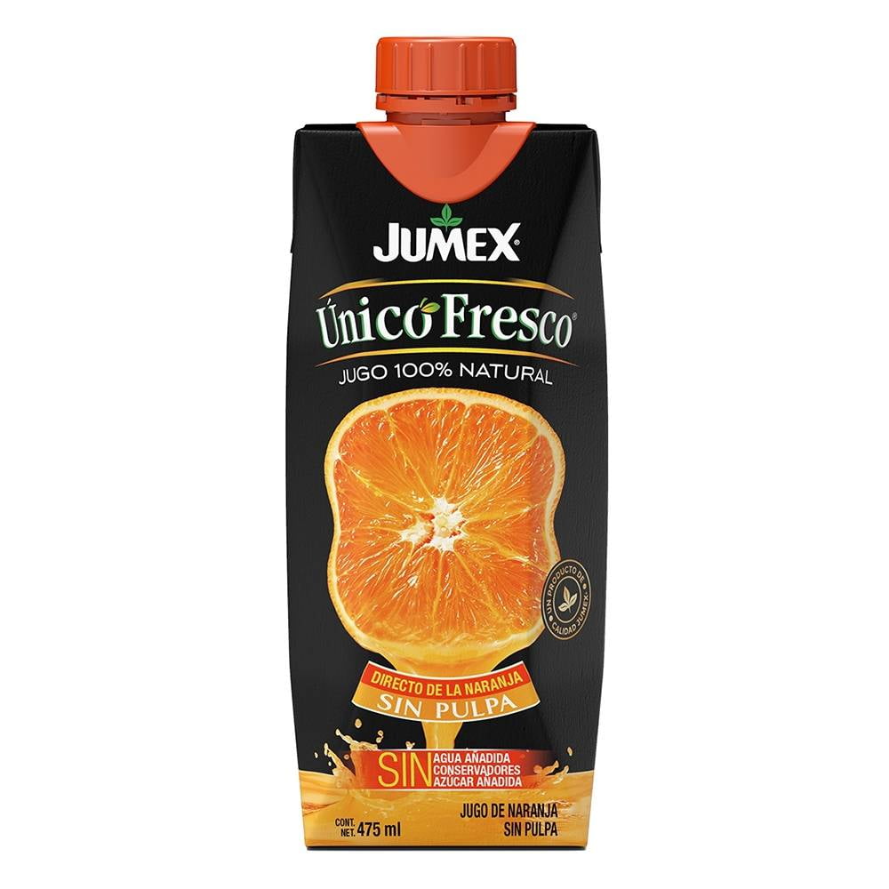 Jumex Naranja 475 ml Jugo Caja Unico Fresco