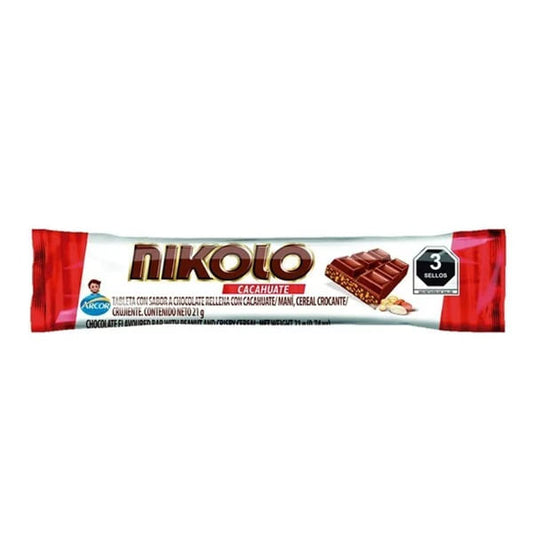 Nikolo Cacahuate 21 g Chocolate