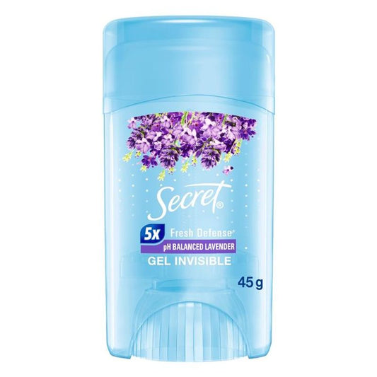 Fresh Defense 5X Ph Balanced Lavender 45 g Secret Gel Invisible Antitraspirante