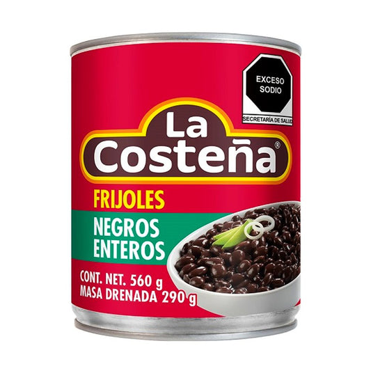 Frijoles Negros Enteros 560 g La Costeña