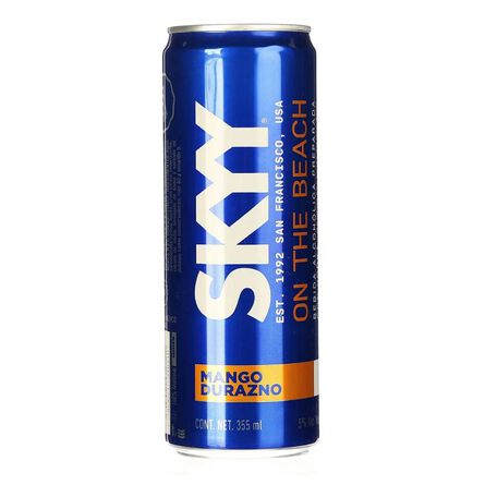 Skyy On The Beach 355 Ml Bebida Alcoholica Con Vodka Lata  5 % Alc. Vol.