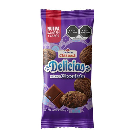 Delicias Sabor Chocolate 70 G Gamesa Clasicas