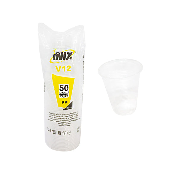 Vaso De Plastico Inix  10 V12 50 Pz