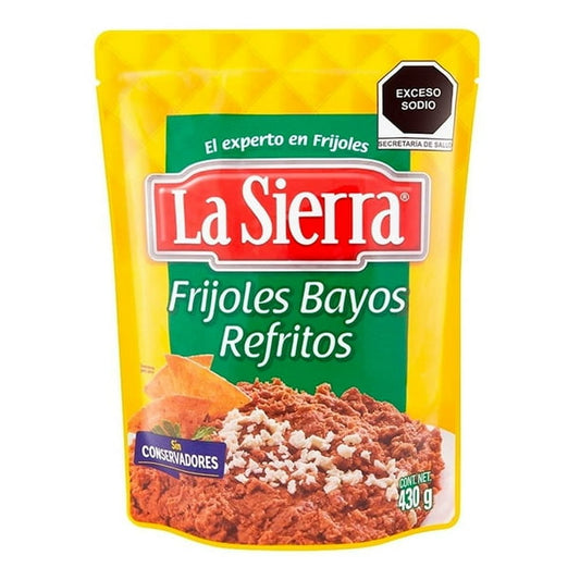 Frijoles Bayos Refritos 430 g la Sierra