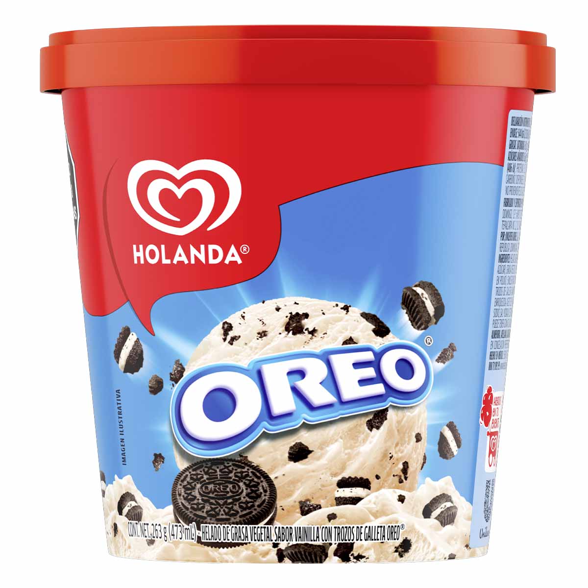 Oreo 497 G Helado Holanda