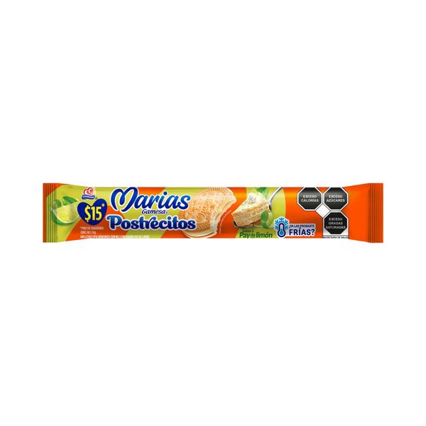 Postrecitos Sabor a Pay de Limón 70 g Marias Gamesa