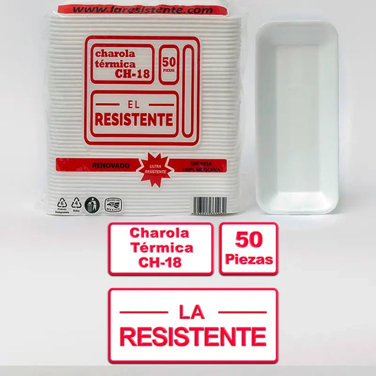 Charola Termica Ch-18 50 Pz La Resistente