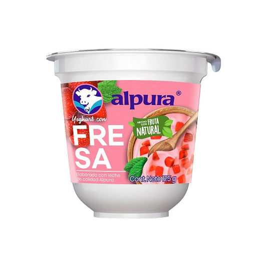 Yoghurt Con Fresa 125 G Alpura