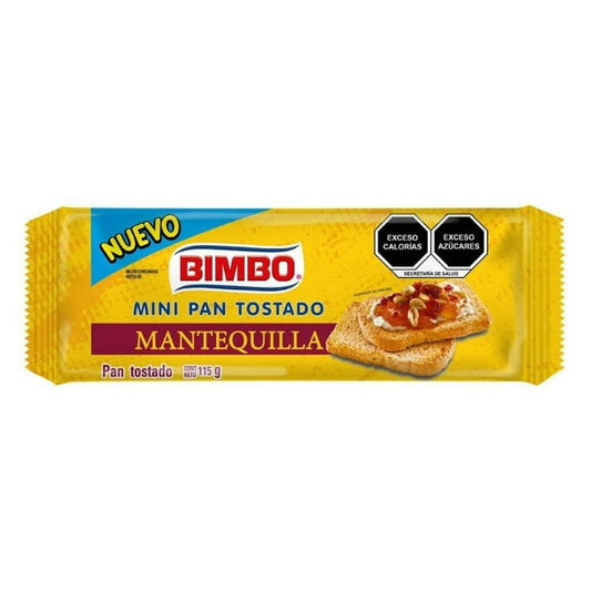 Mini Pan Tostado Manquilla 115 g Bimbo