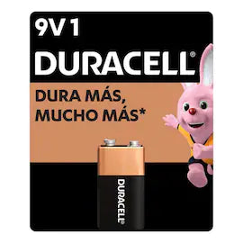 Duracell 9V 1 Pila Cuagrada