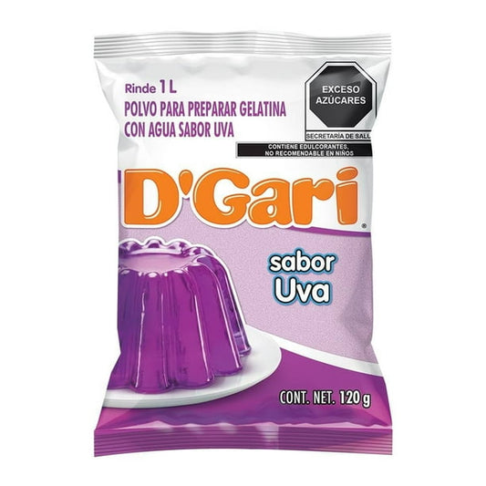 Gelatina de Sabor Uva D.Gari 120 g