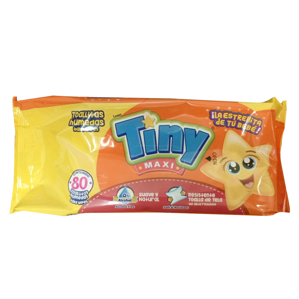 Tiny Maxi 80 Pz Toallitas Humedas