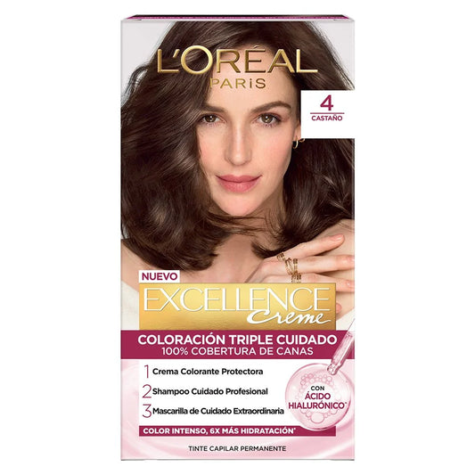 Tinte Imedia Excellence4 Creme Loreal Paris # 4