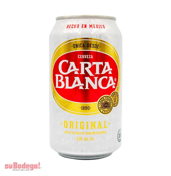 Carta Blanca 355 Ml Cerveza Lata  4.1 % Alc. Vol.