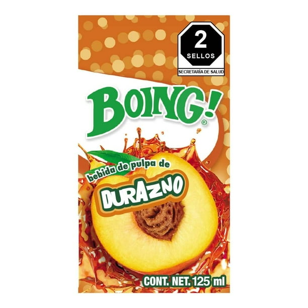Boing Jugo De Durazno 125 Ml Cajita