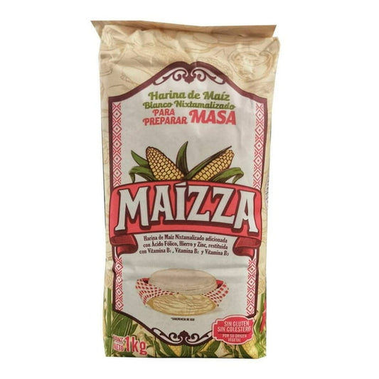 Maizza 1 kg Harina de Maiz Blanco