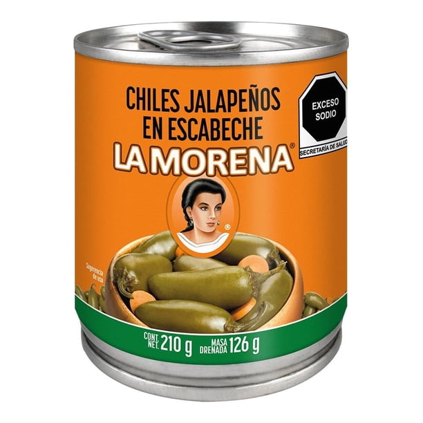 Chiles Jalapeños  En Escabeche 210 G La Morena