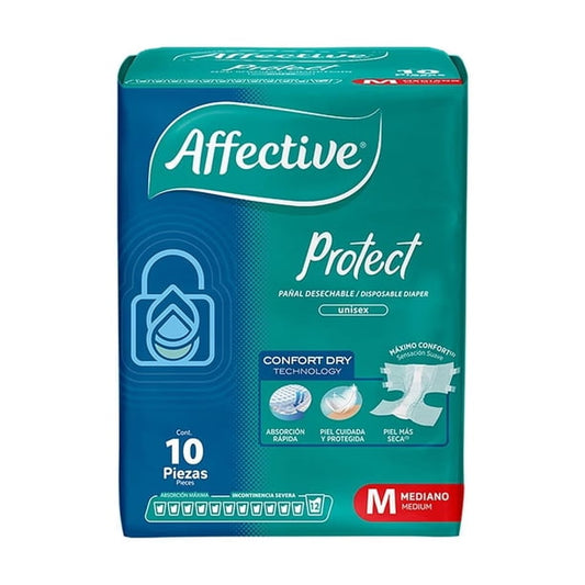 Pañales - Mediano 10 pzas Active Affective
