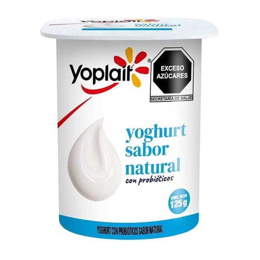 Yoplait Natural Endulzado 120 G Yoghurt Con Probioticos