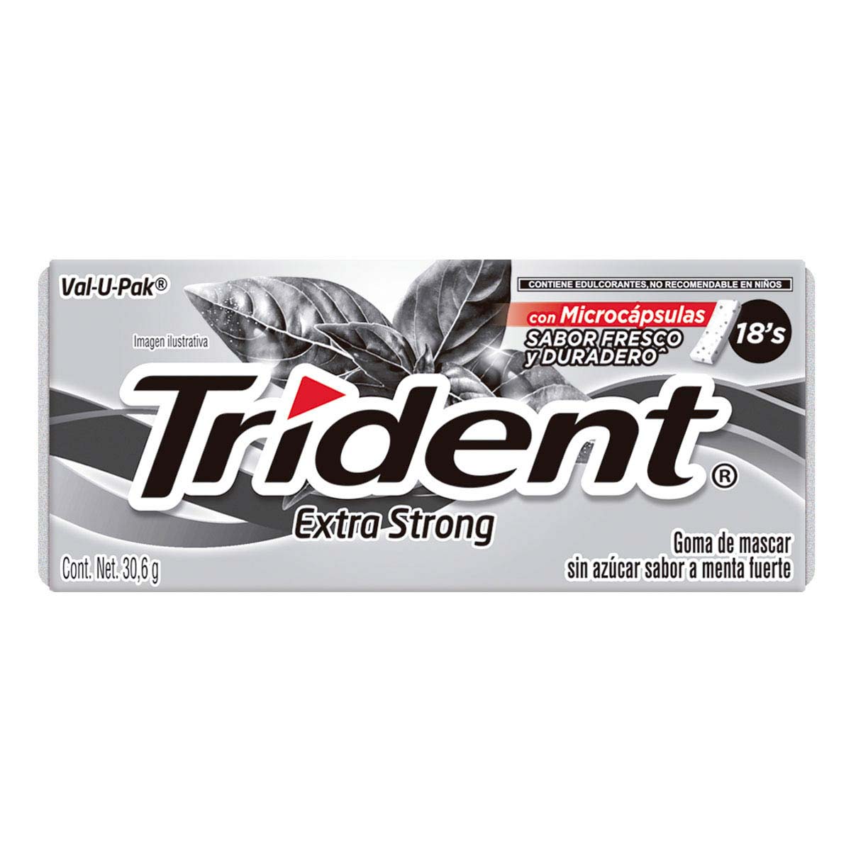 Trident Sabor Extra Strong 18 Pastillas