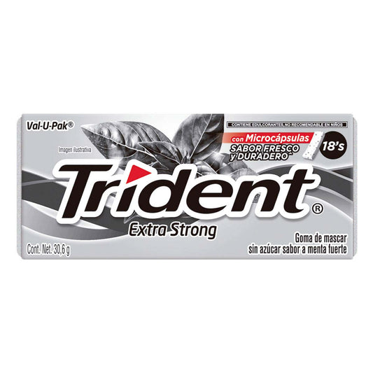 Trident Sabor Extra Strong 18 Pastillas