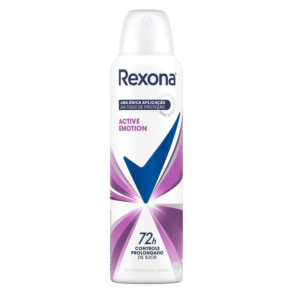 Active Emotion 72 H Rexona 150 Ml Antitraspitante Aerosol